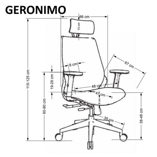 Президентски офис стол Geronimo