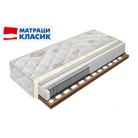 Еднолицев матрак Елеганс 7 зони усилен